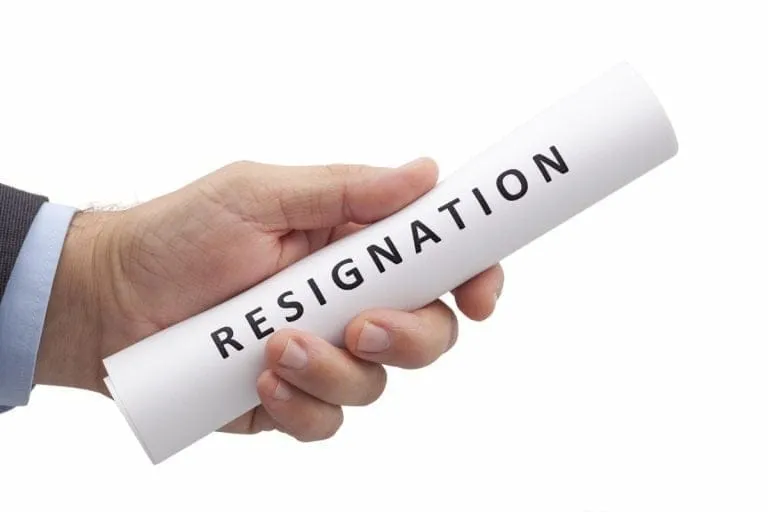 resignation